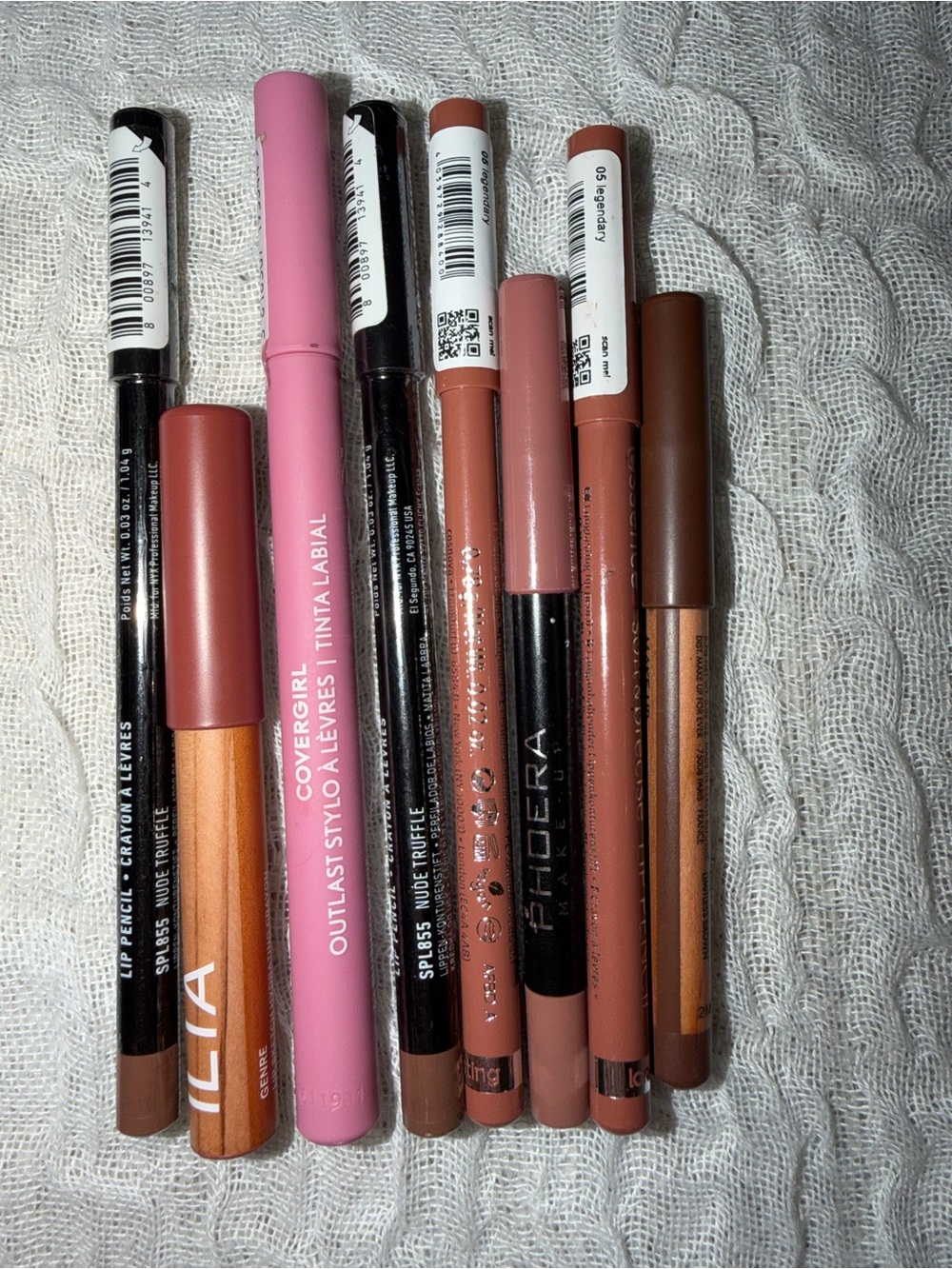 Assorted Neutral Lip Liners & Tints - (Pink, Brown, Nude Shades)